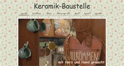 Desktop Screenshot of keramik-baustelle.de